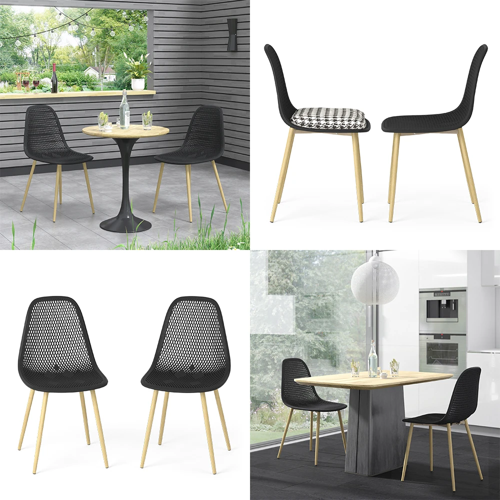 Esszimmerstuhl "Joko" Schwarz 46 X 51.5 Cm 2er Set Vicco 10 Esszimmerstuhl "Joko" Schwarz 46 X 51.5 Cm 2er Set Vicco – Bild 8