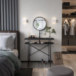 Vicco Schminktisch "Skip", Schwarz, 80 Cm Mit Spiegel 12 Vicco Schminktisch "Skip", Schwarz, 80 Cm Mit Spiegel -Möbel Store m6008 04 ol