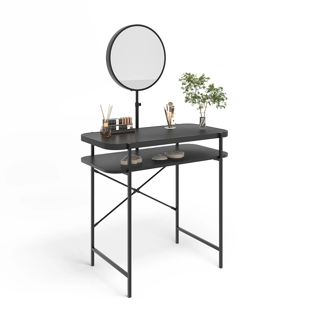 Vicco Schminktisch "Skip", Schwarz, 80 Cm Mit Spiegel 9 Vicco Schminktisch "Skip", Schwarz, 80 Cm Mit Spiegel – Bild 7