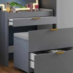 Schminkkommode "Wanja" Grau Mit Bank Und LED-Spiegel Vicco 15 Schminkkommode "Wanja" Grau Mit Bank Und LED-Spiegel Vicco -Möbel Store m6014 05 ol