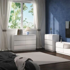 Kommode "Calisto" Weiß 6 Fächer 120cm Vicco -Möbel Store m6023 04 ol