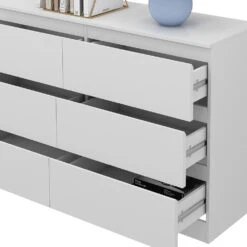 Kommode "Calisto" Weiß 6 Fächer 120cm Vicco -Möbel Store m6023 06 ol