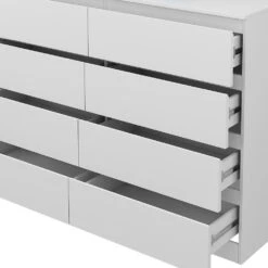 Kommode "Calisto" Weiß 8 Fächer 138cm Vicco -Möbel Store m6026 06 ol