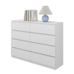 Kommode "Calisto" Weiß 8 Fächer 138cm Vicco -Möbel Store m6026 07 ol