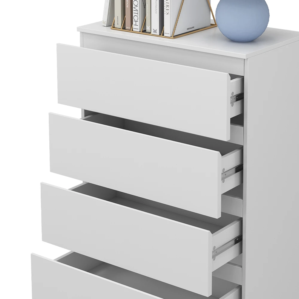 Kommode "Calisto" Weiß 4 Fächer Vicco 8 Kommode "Calisto" Weiß 4 Fächer Vicco – Bild 6
