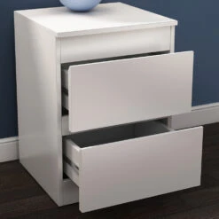 Nachtschrank "Calisto" Weiß Vicco -Möbel Store m6029 05 ol