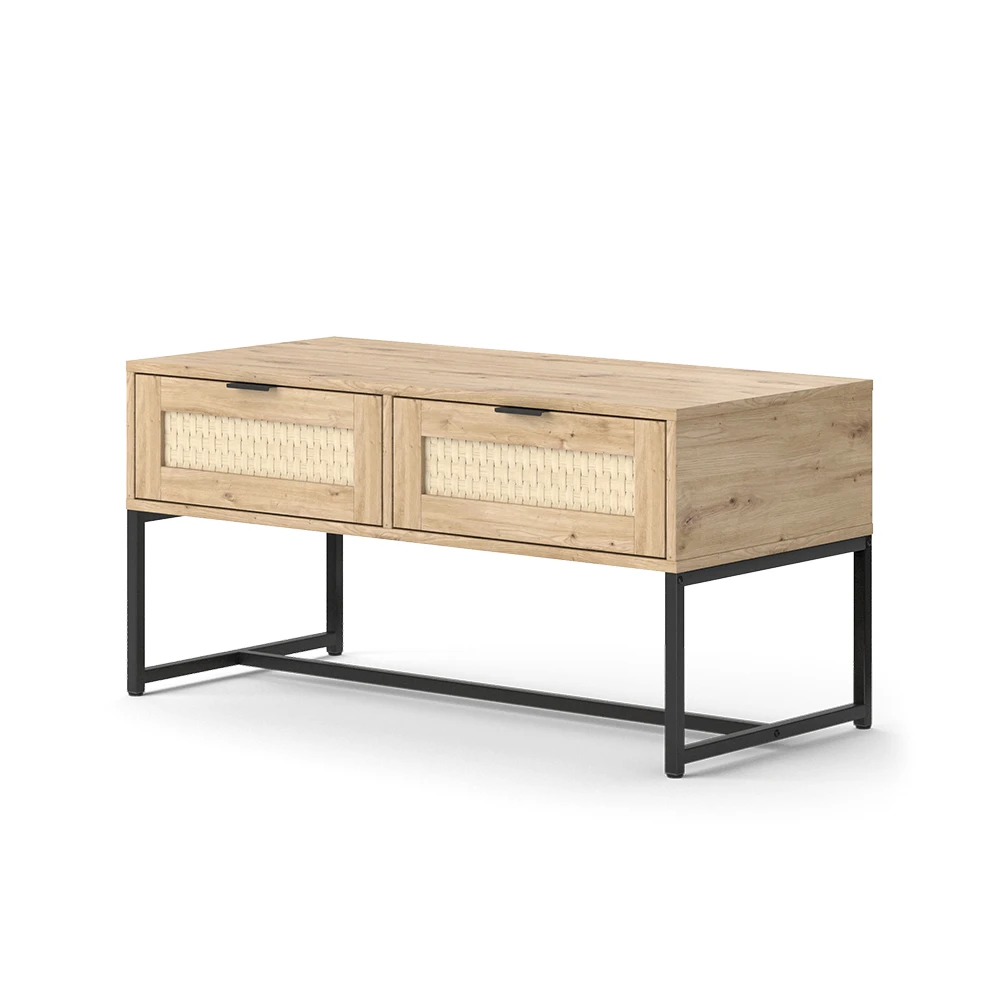 Couchtisch "Natal Eiche 2 Schubladen Vicco 3 Couchtisch "Natal Eiche 2 Schubladen Vicco