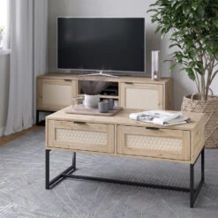 Couchtisch "Natal Eiche 2 Schubladen Vicco 13 Couchtisch "Natal Eiche 2 Schubladen Vicco -Möbel Store m6076 04 ol