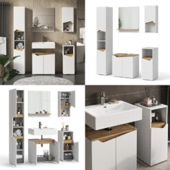 Vicco Badmöbel Set "Marelle", Weiß/Artisan-Eiche, 5 Teile 17 Vicco Badmöbel Set "Marelle", Weiß/Artisan-Eiche, 5 Teile -Möbel Store m6195 08 ol