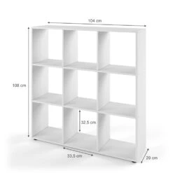 Raumteiler "Nove" Weiß 104 X 108 Cm Vicco -Möbel Store m624 03 ol