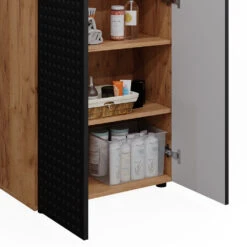 Midischrank "Irma" Anthrazit/Eiche 60 X 81 Cm Vicco 15 Midischrank "Irma" Anthrazit/Eiche 60 X 81 Cm Vicco -Möbel Store m6388 06 ol