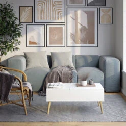 Couchtisch "Riga" 100 X 50 Cm Ausziehbar Vicco -Möbel Store m6412 04 ol