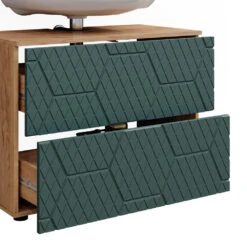 Badmöbel Set "Irma" Grün/Eiche 5 Teile Vicco 14 Badmöbel Set "Irma" Grün/Eiche 5 Teile Vicco -Möbel Store m6512 06 ol