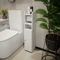 Toilettenpapierschrank "Fynn" Weiß Vicco -Möbel Store m6543 04 ol