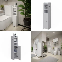 Toilettenpapierschrank "Fynn" Weiß Vicco -Möbel Store m6543 08 ol