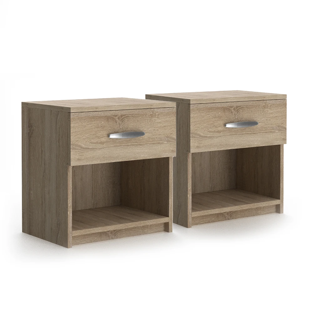 Nachttisch "Pepe" Sonoma 38.6 X 41 Cm 2er Set Vicco 3 Nachttisch "Pepe" Sonoma 38.6 X 41 Cm 2er Set Vicco