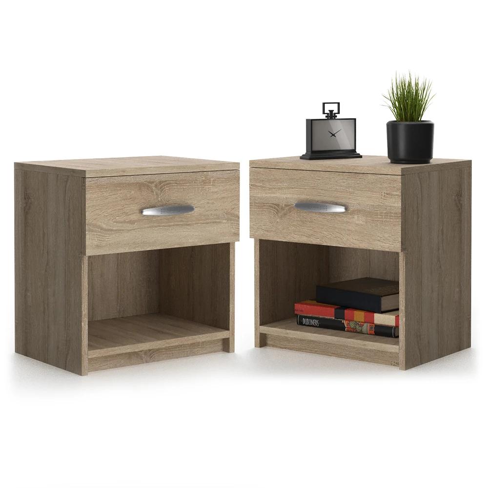 Nachttisch "Pepe" Sonoma 38.6 X 41 Cm 2er Set Vicco 8 Nachttisch "Pepe" Sonoma 38.6 X 41 Cm 2er Set Vicco – Bild 6