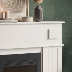 Kaminumrandung Weiß 109 X 100 Cm Vicco -Möbel Store m963 05 new