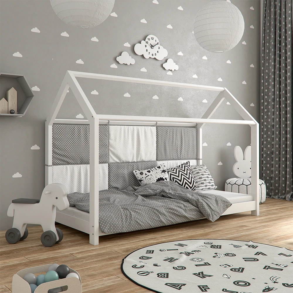 Bettrückwand "Wiki" 160x72cm Grau/Weiß VitaliSpa 6 Bettrückwand "Wiki" 160x72cm Grau/Weiß VitaliSpa – Bild 4