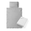Kinderbettwäsche 135x100cm Grau 3er Set VitaliSpa -Möbel Store t42 01 ol