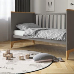 Kinderbettwäsche 135x100cm Grau 3er Set VitaliSpa -Möbel Store t42 04 ol